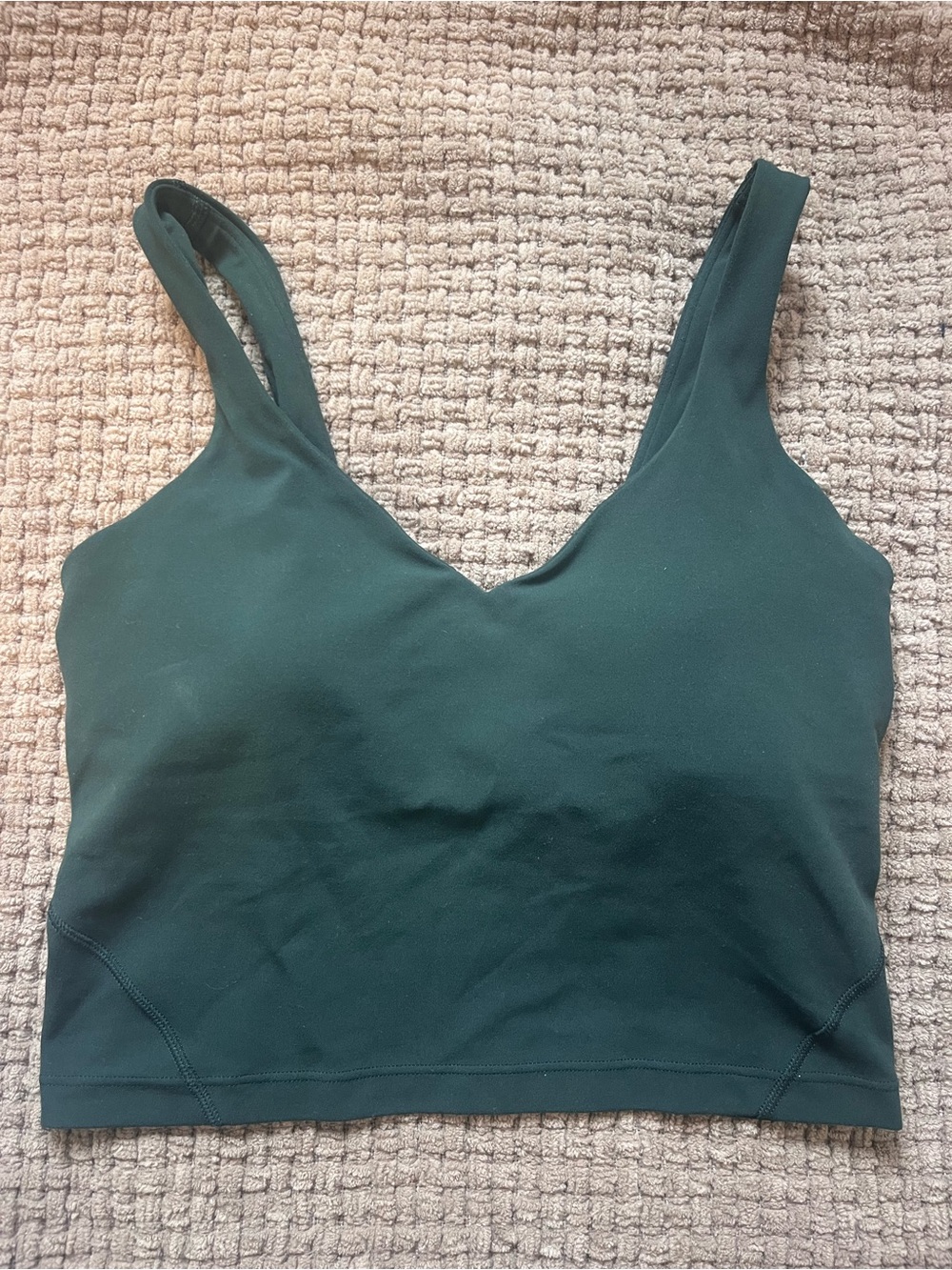 lululemon align tank with built in bra, removable cups. Worn a few times only!!!